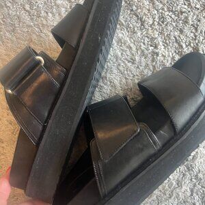 Cole Haan Cloudfeel Slide Sandal 32 mm (Women) Size 7.5 Black/Black